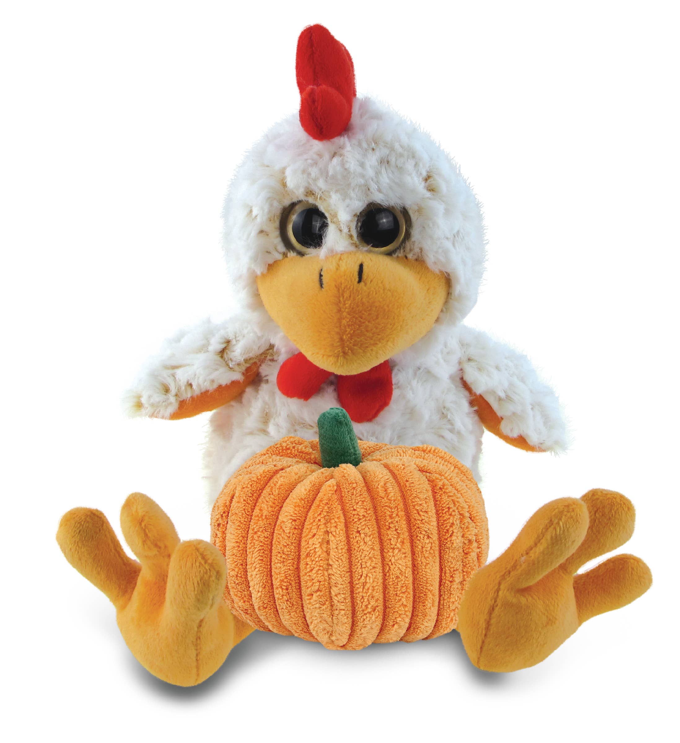 Plush Pumpkin - Super-Soft Plush - Sitting Rooster – Marana Pumpkin Patch